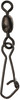 Agrafka z krętlikiem Flagman Feeder Hooked Snap Link Swivels L