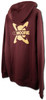 Bluza z kapturem CC Moore Burgundy Hoodie